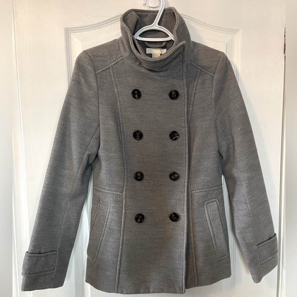 H&M Double Breasted Women’s Winter Coat - Picture 2 of 3